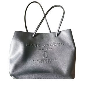MARC JACOBS East-West Logo Shopper‎ Tote Black